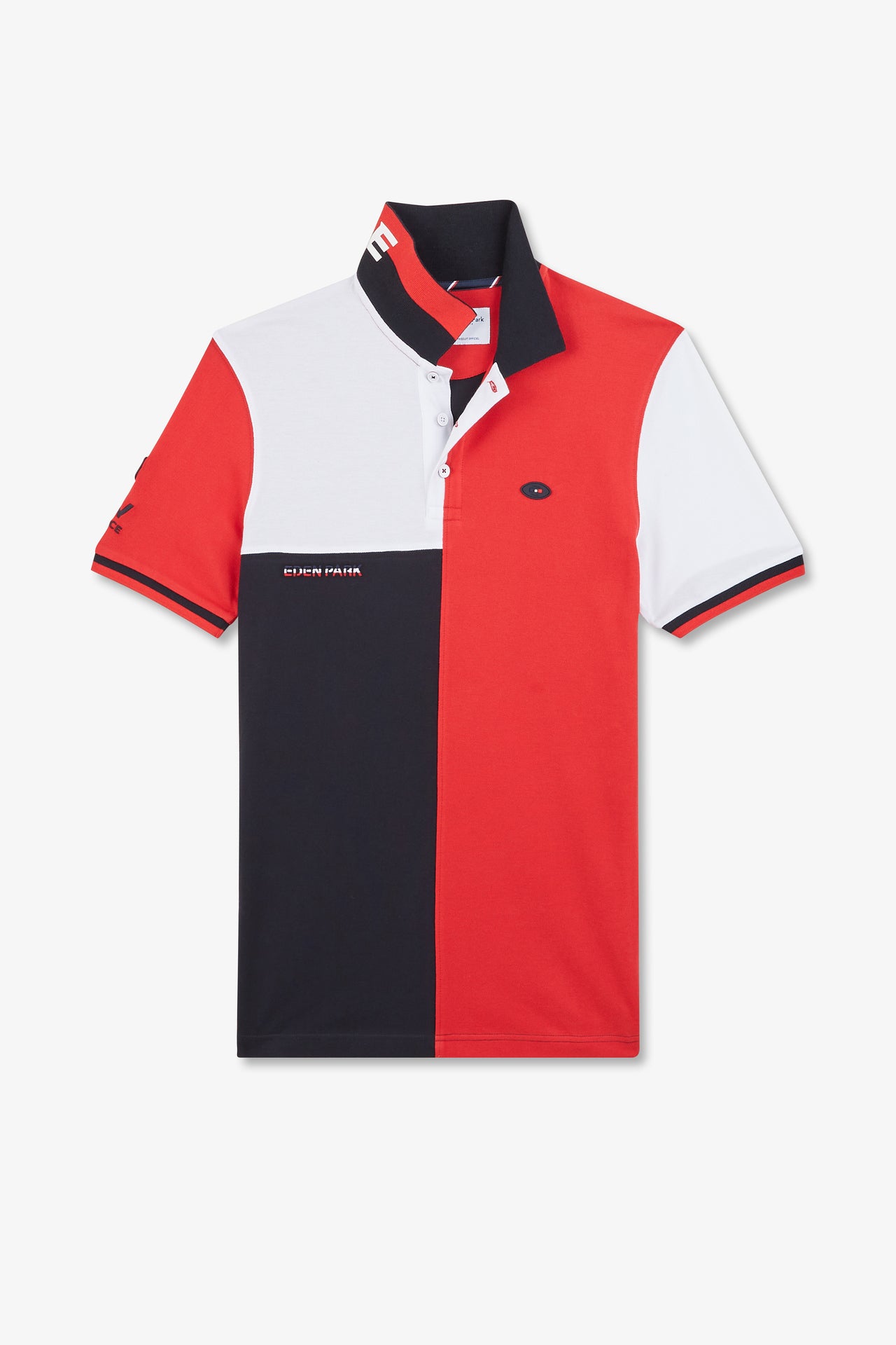 Poloshirt Colorblock kurzärmelig XV de France