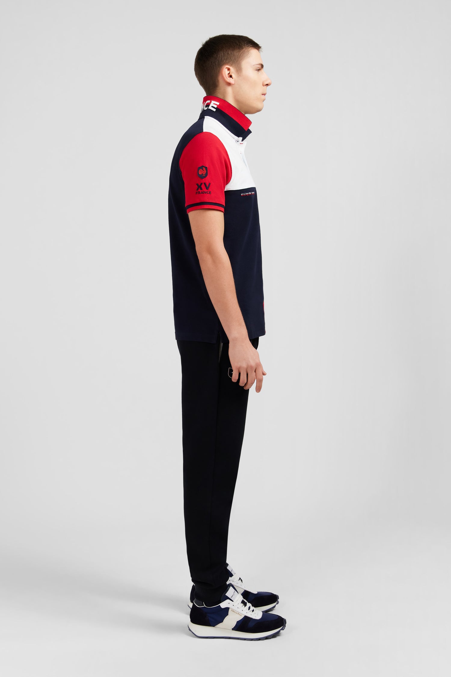 Poloshirt Colorblock kurzärmelig XV de France