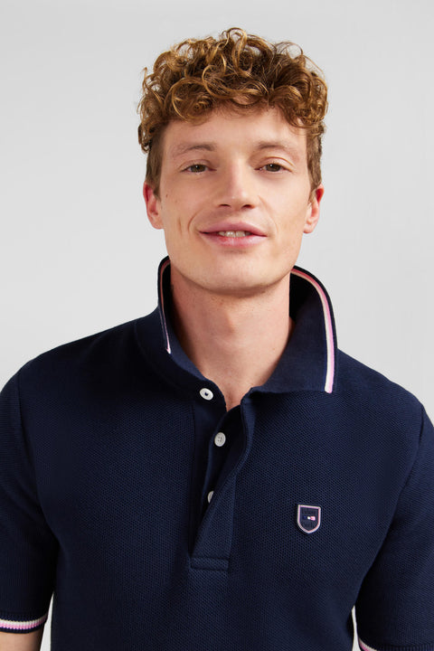 Navy blue short-sleeved jumper - Image 3