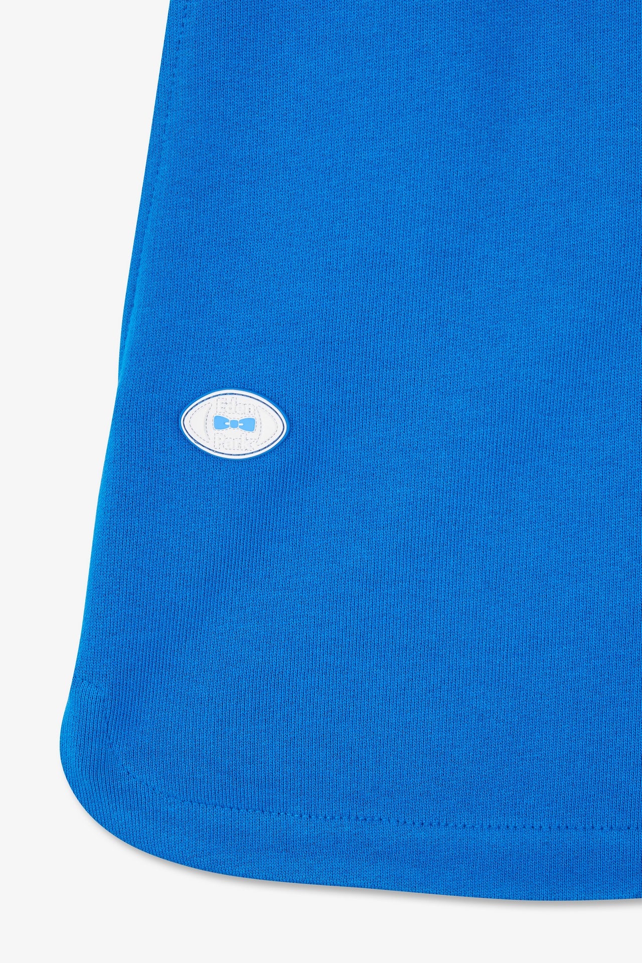 Blue fleece shorts in Regular fit