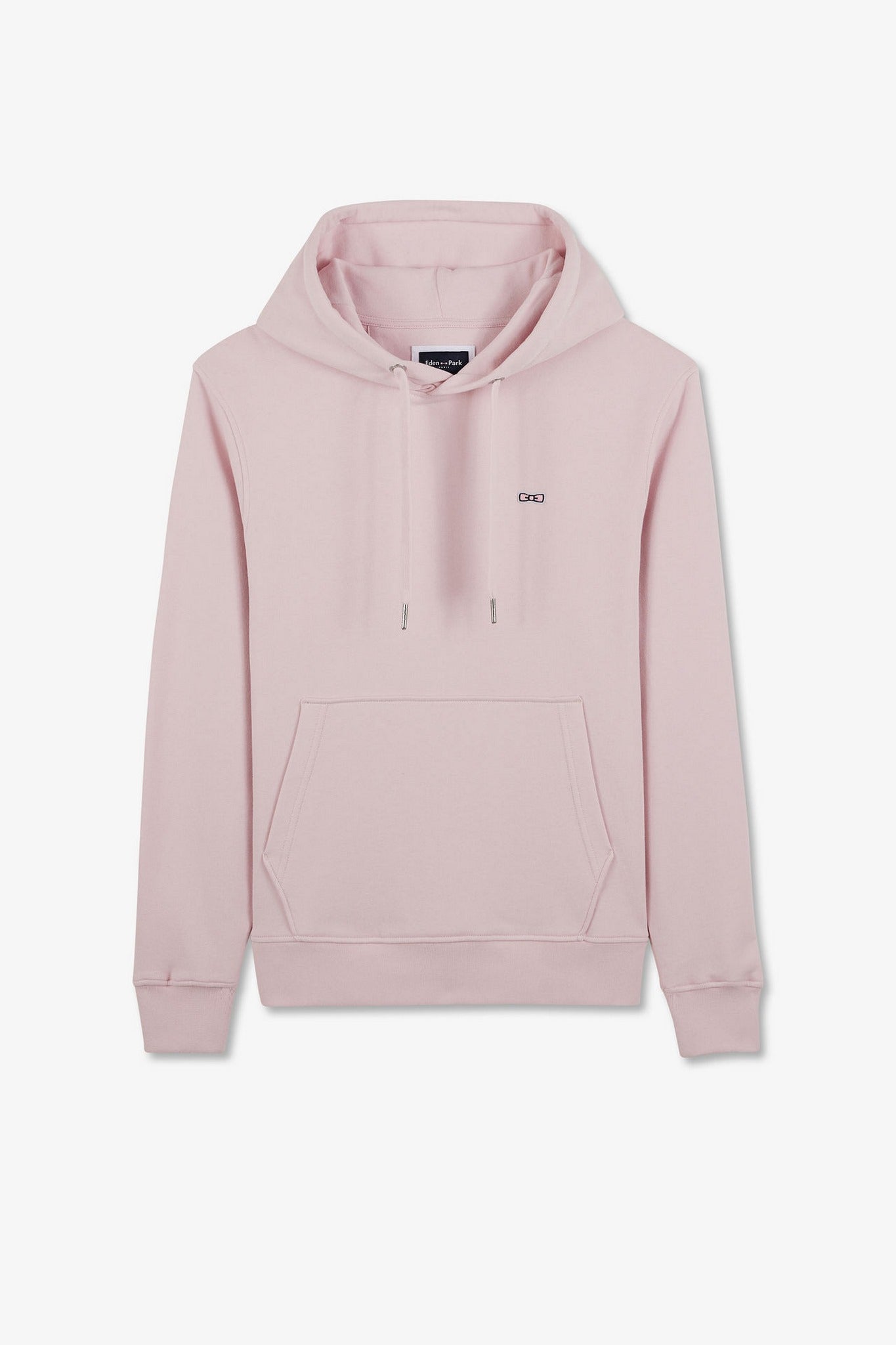 Sweat rose à capuche