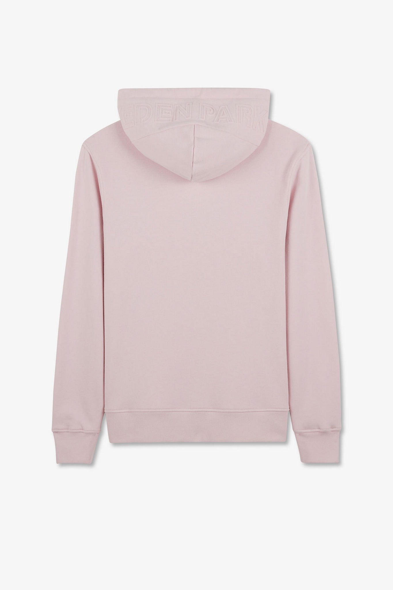 Sweat rose à capuche