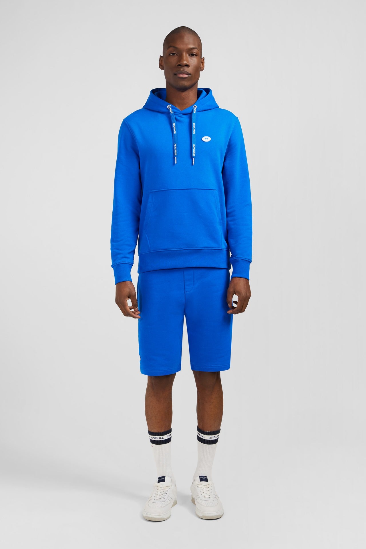 Blue hoodie
