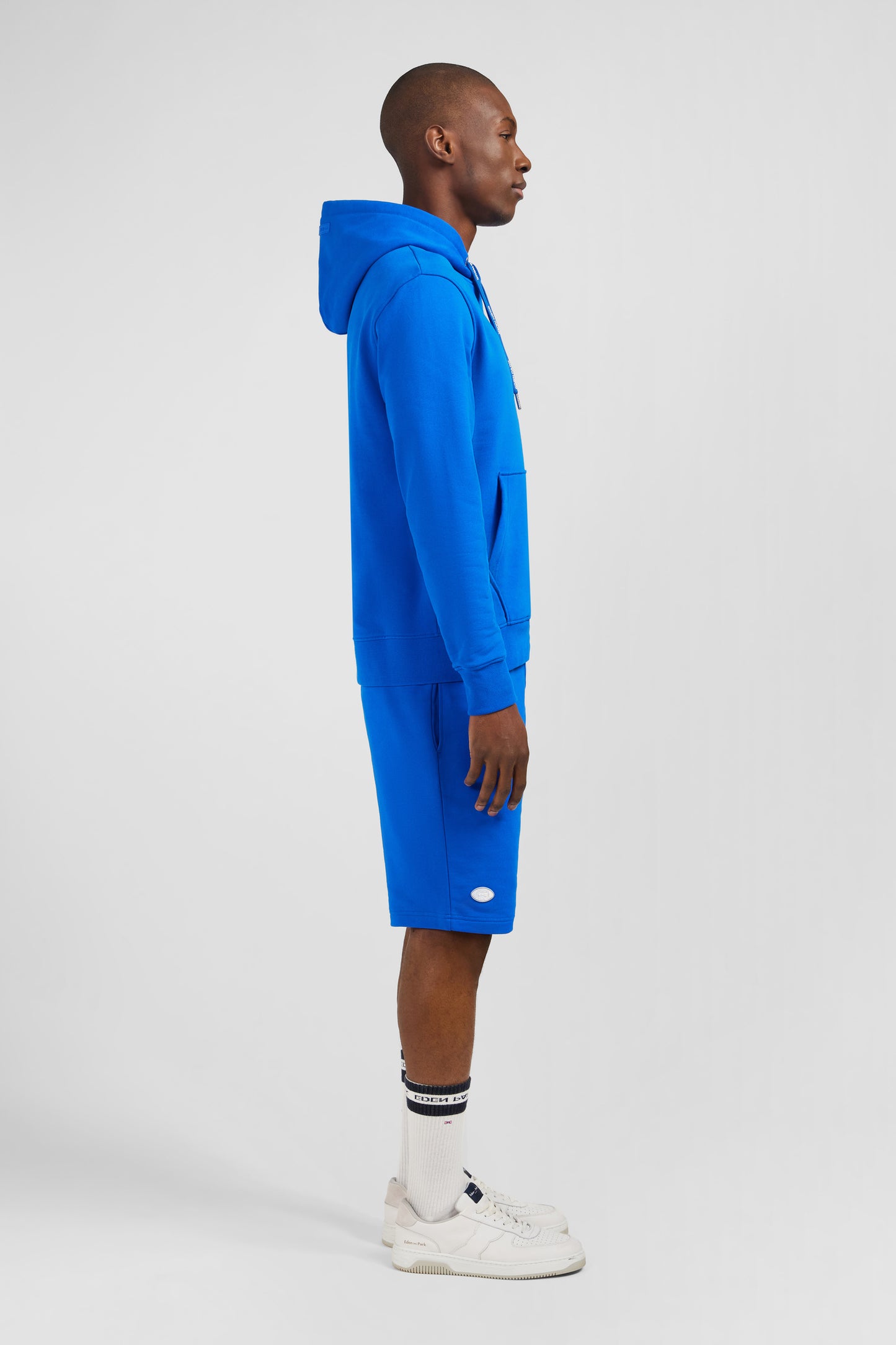 Blue hoodie
