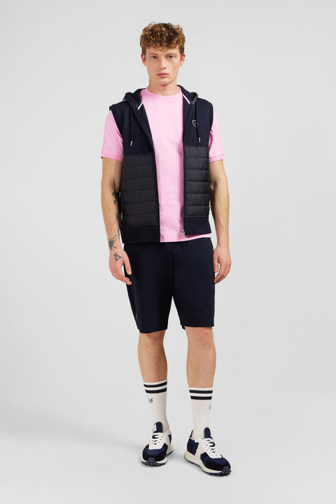 Sweat zippé bleu marine sans manches - Image 1