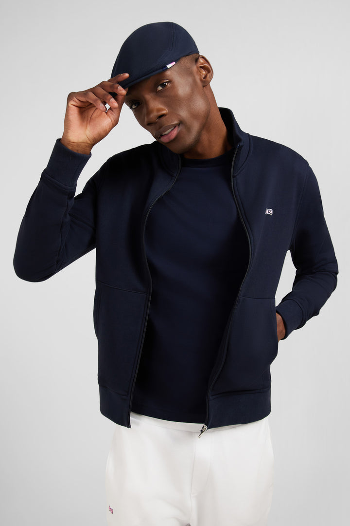 Sweat à coudières pour homme Eden Park marine en coton