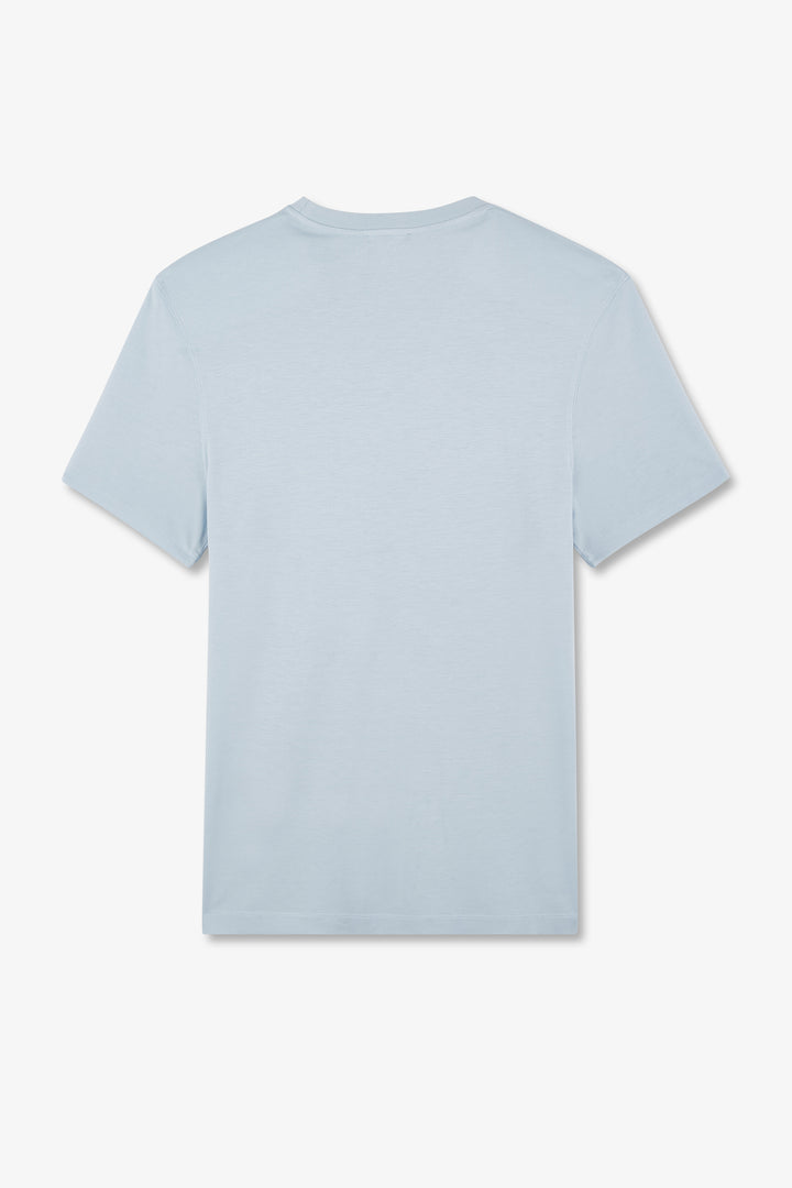 T-shirt bleu ciel à manches courtes