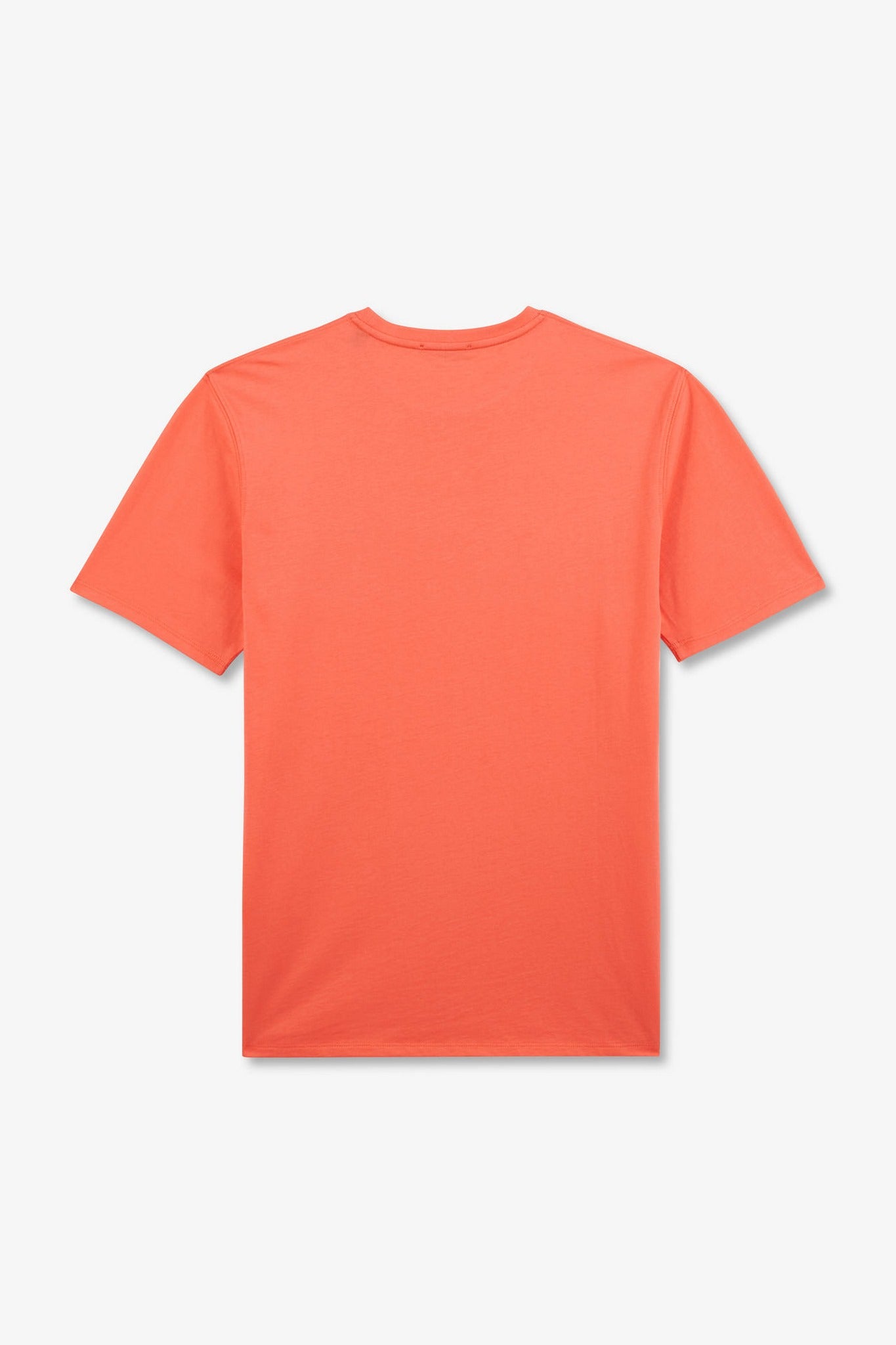 T-shirt rose saumon à manches courtes