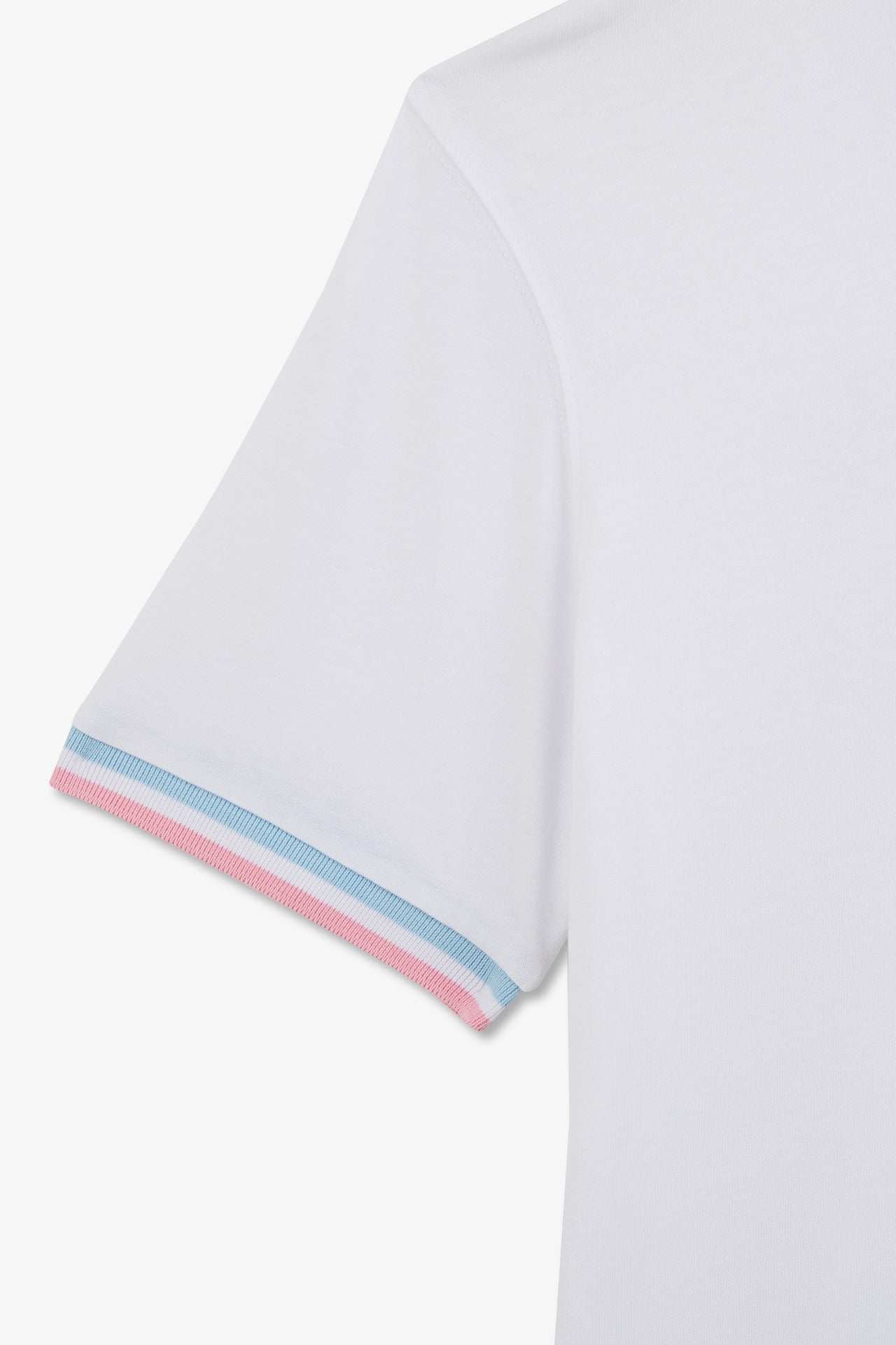 T-shirt manches courtes blanc avec logo reliefé