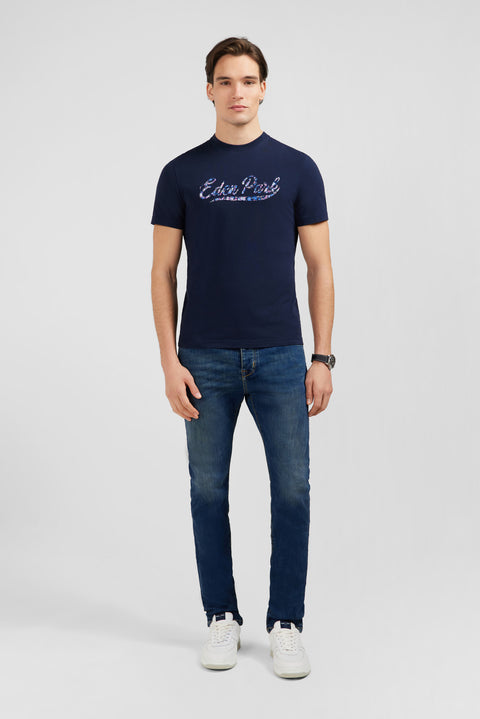 Dark blue T-shirt with Eden Park lettering - Image 1