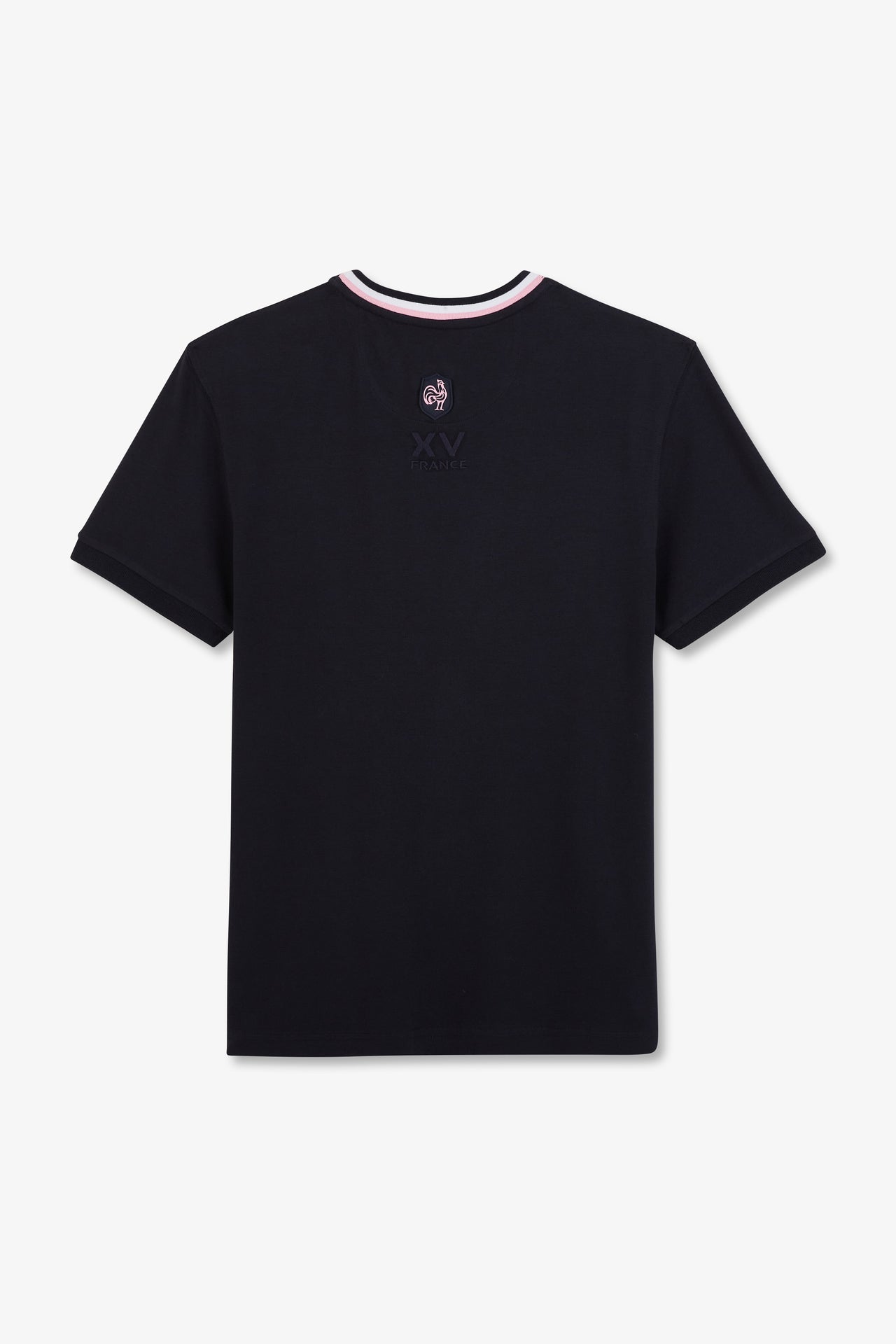 T-shirt à manches courtes bleu marine imprimé