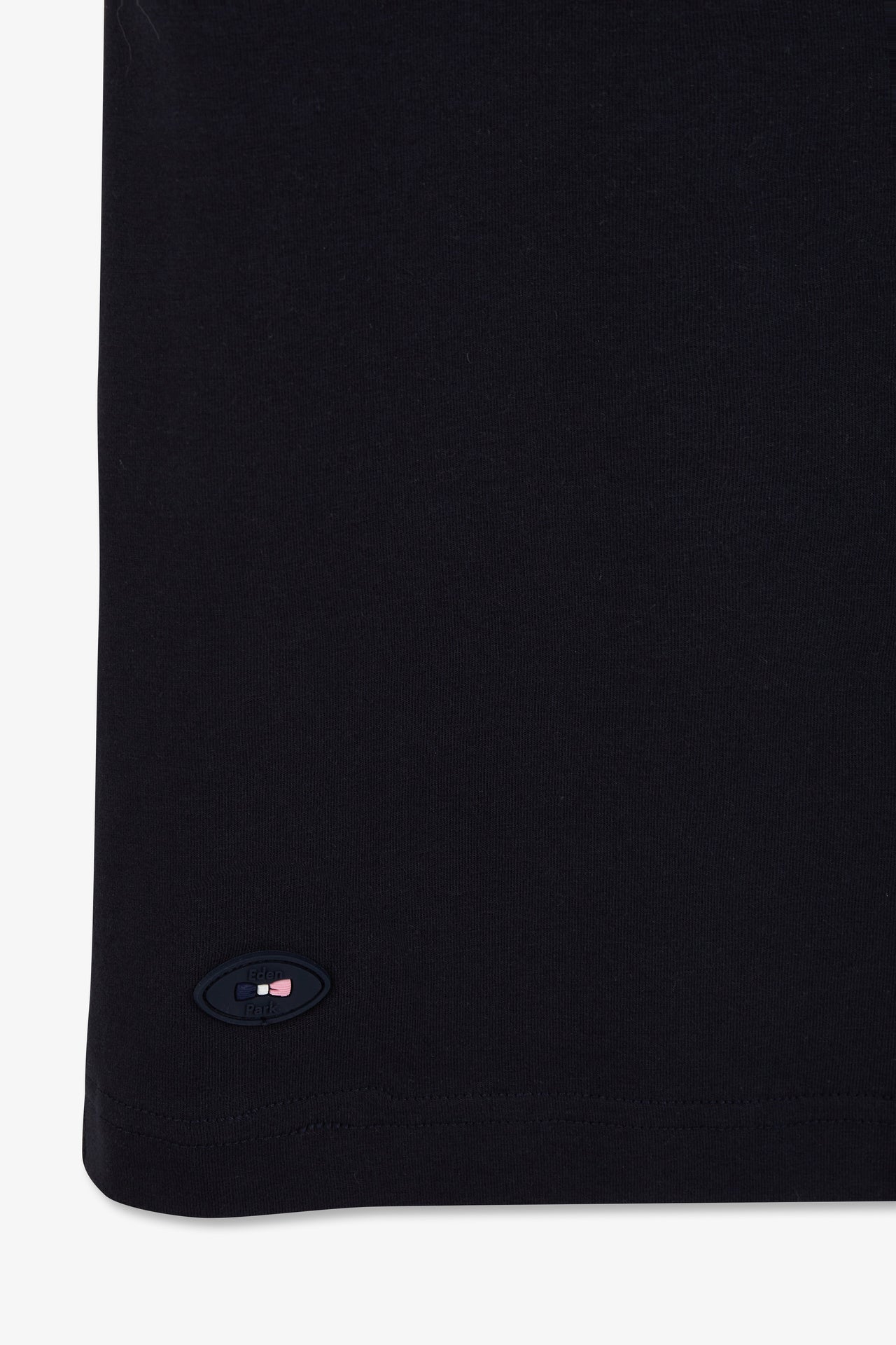 T-shirt à manches courtes bleu marine imprimé