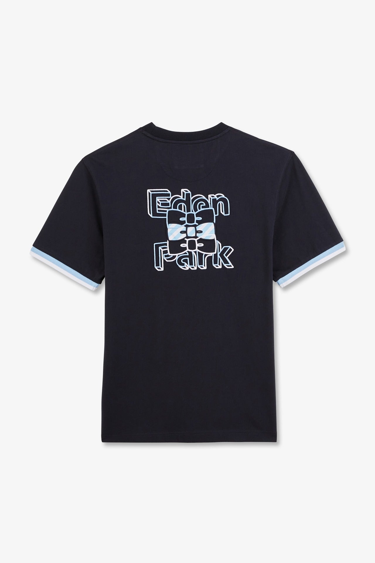 T-shirt bleu marine brodé Eden Park