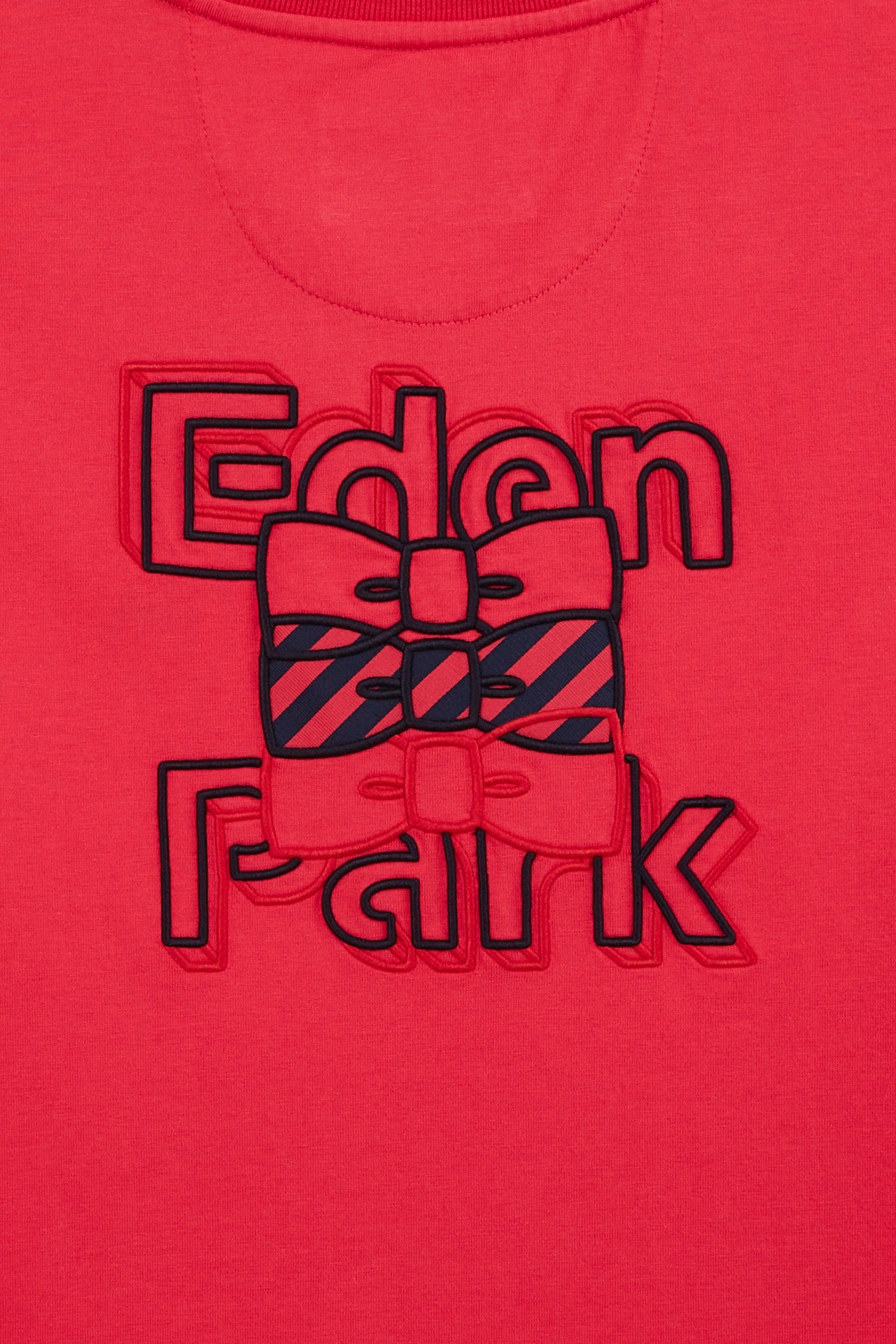 T-shirt fuchsia brodé Eden Park