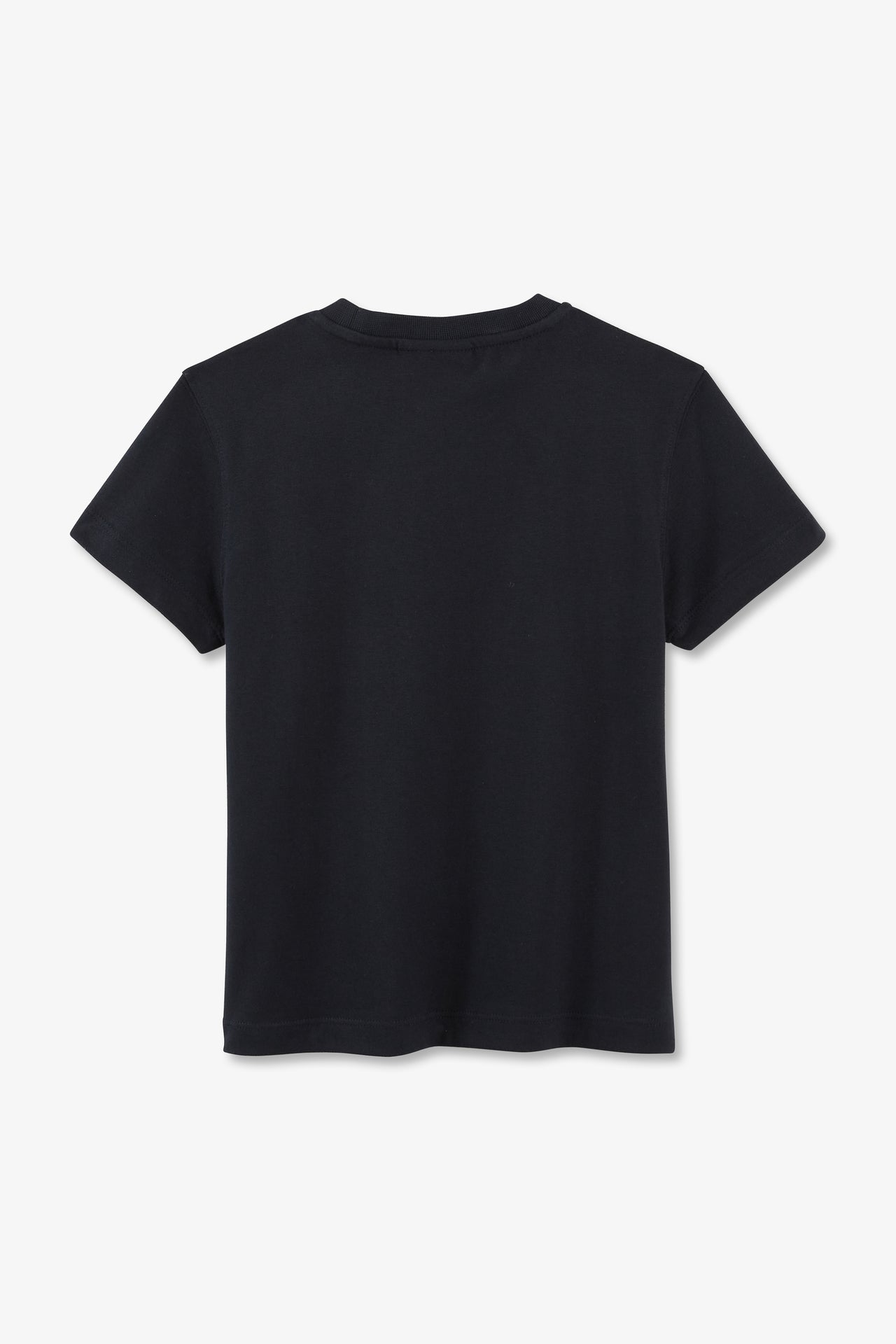 T-shirt débossé Eden Park marine en jersey coton