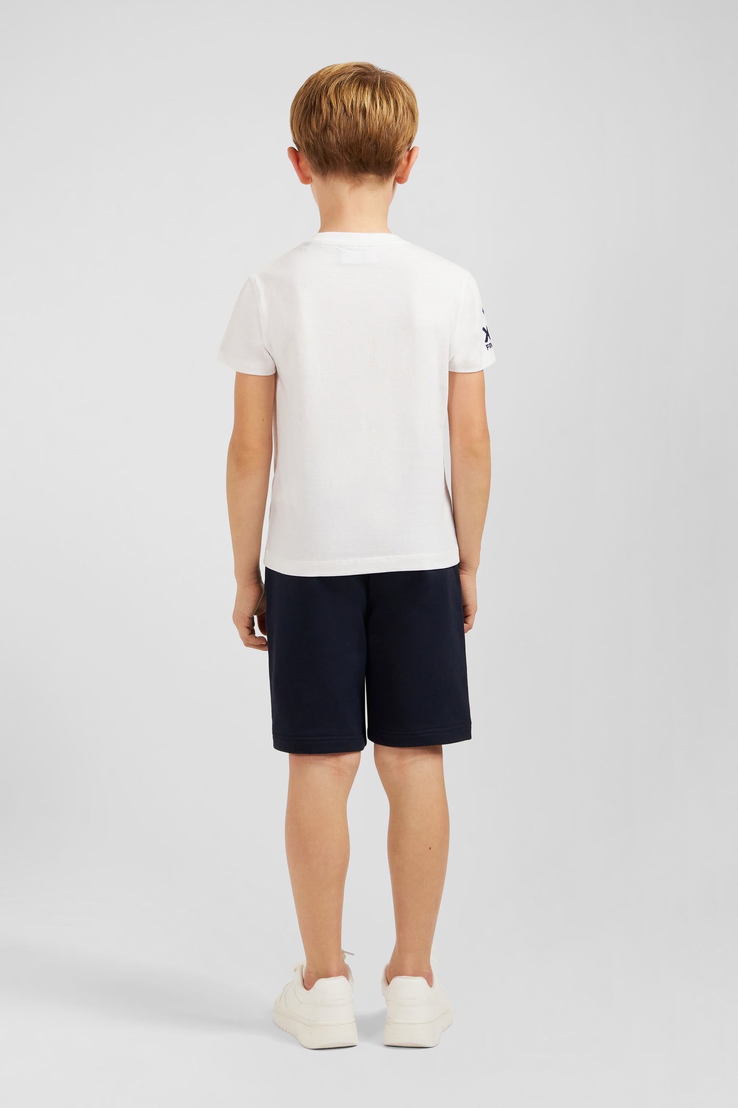 T-shirt blanc XV de France en jersey coton