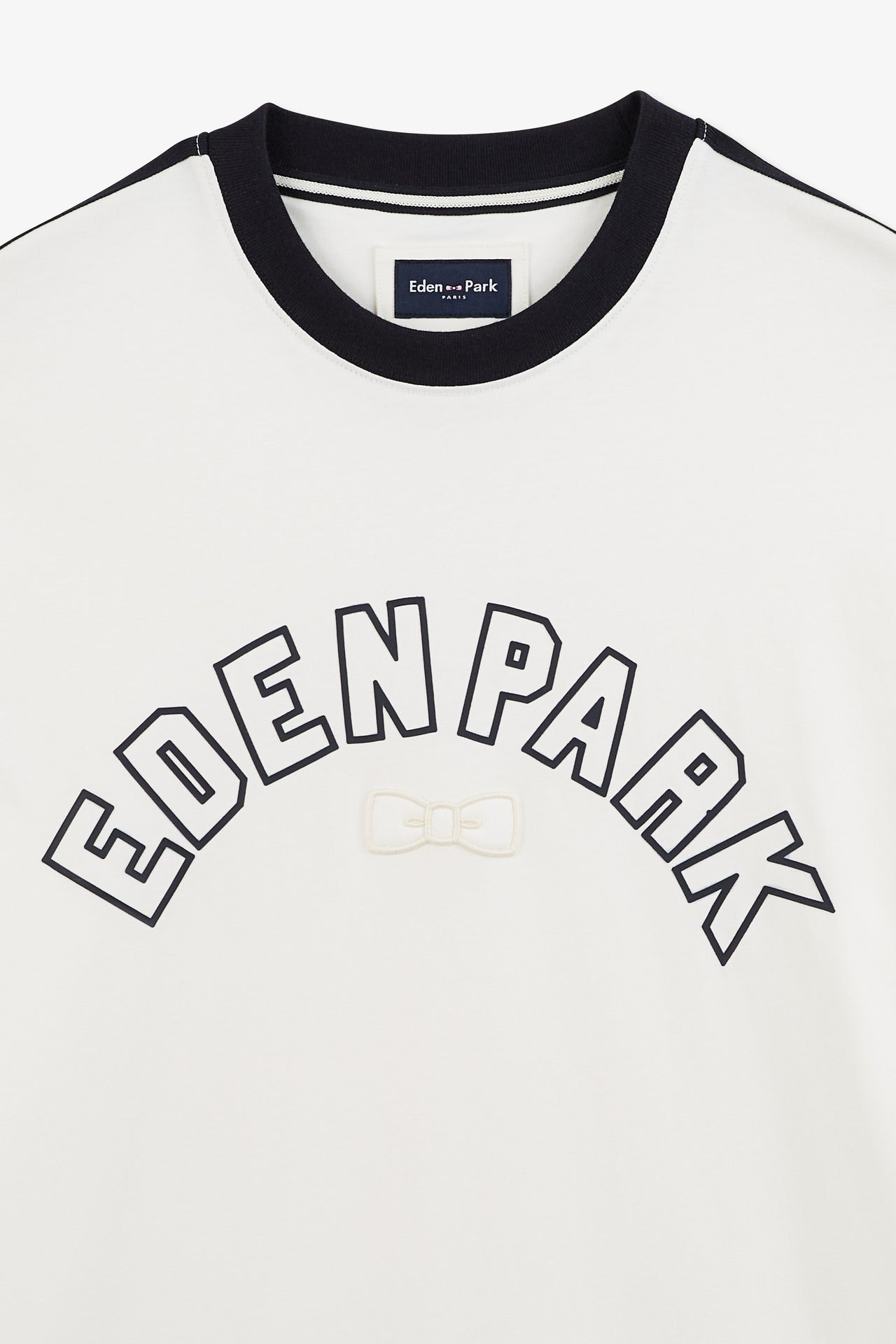 T-shirt écru à inscription Eden Park