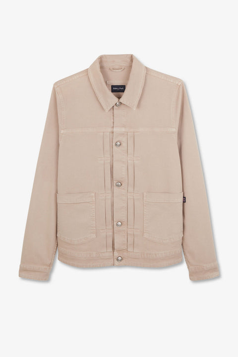 Blouson beige uni - Image 1