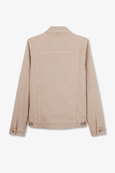 Blouson beige uni - Image 2