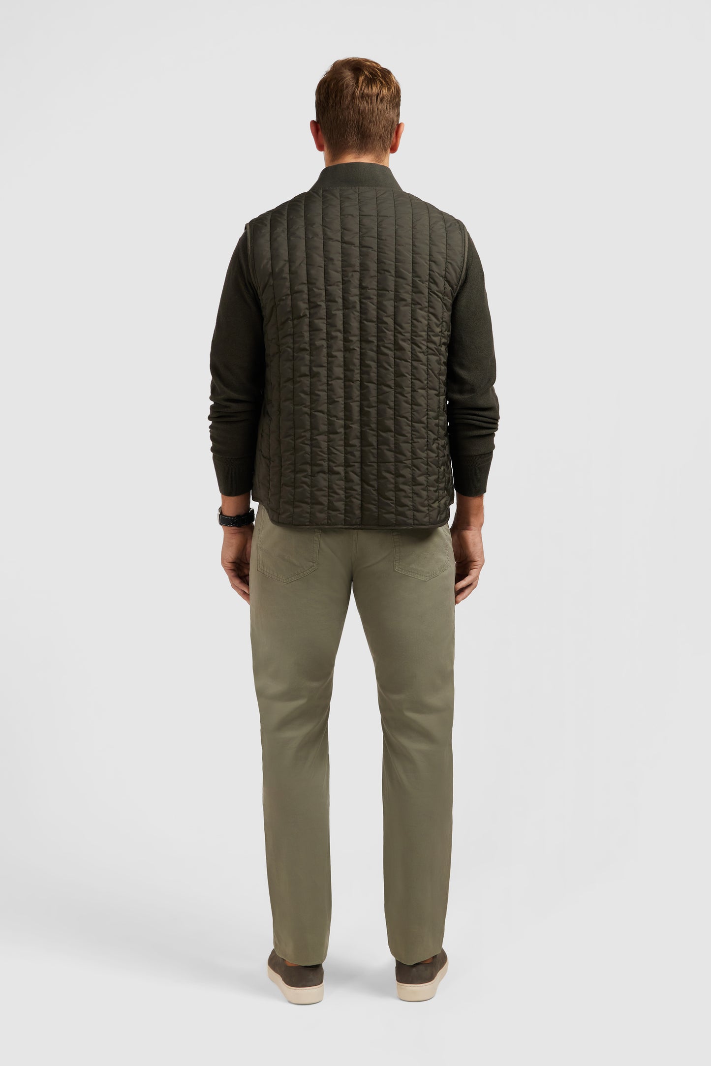 Doudoune kaki sans manches