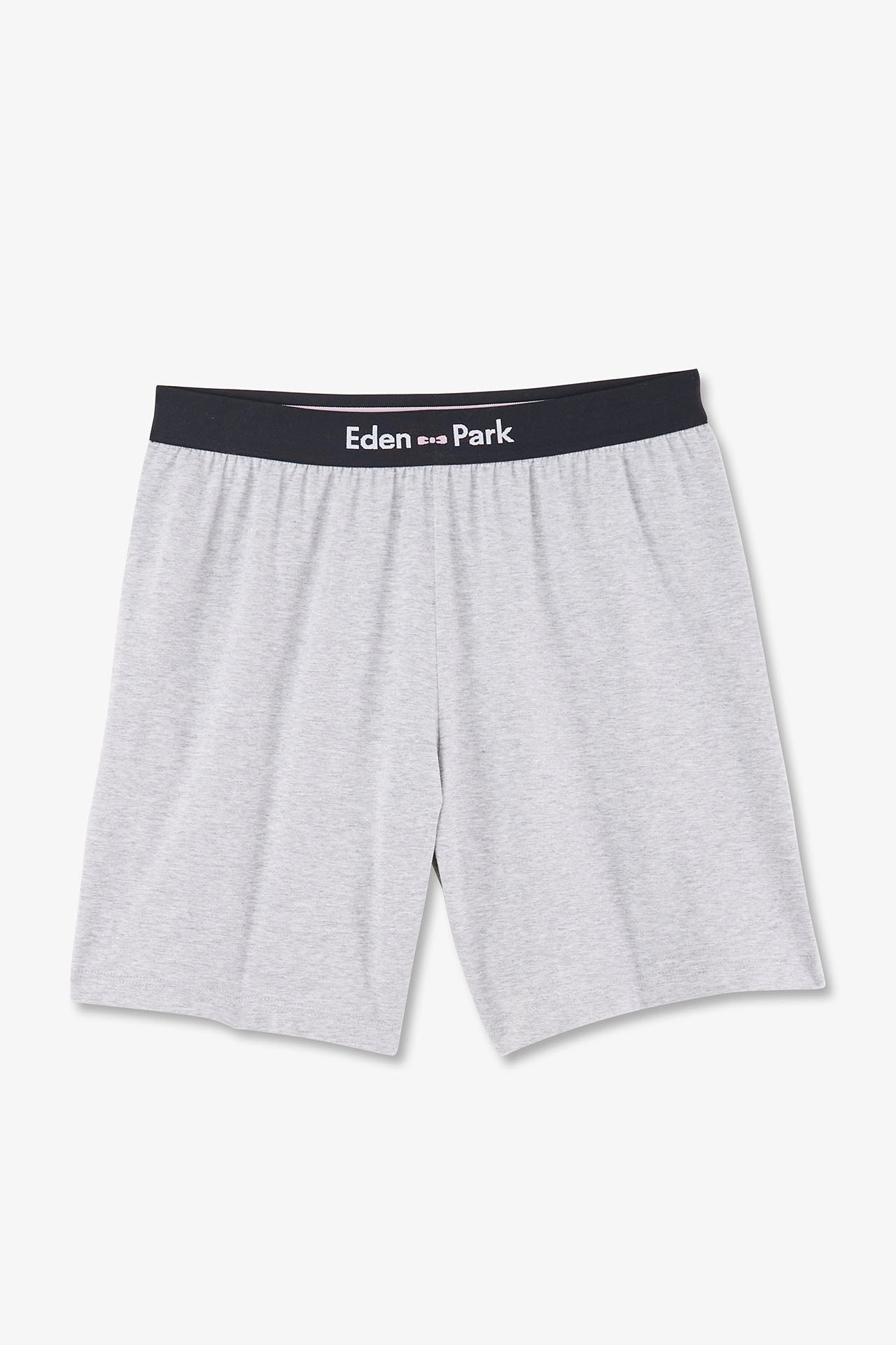 Pyjama court gris logo Eden Park