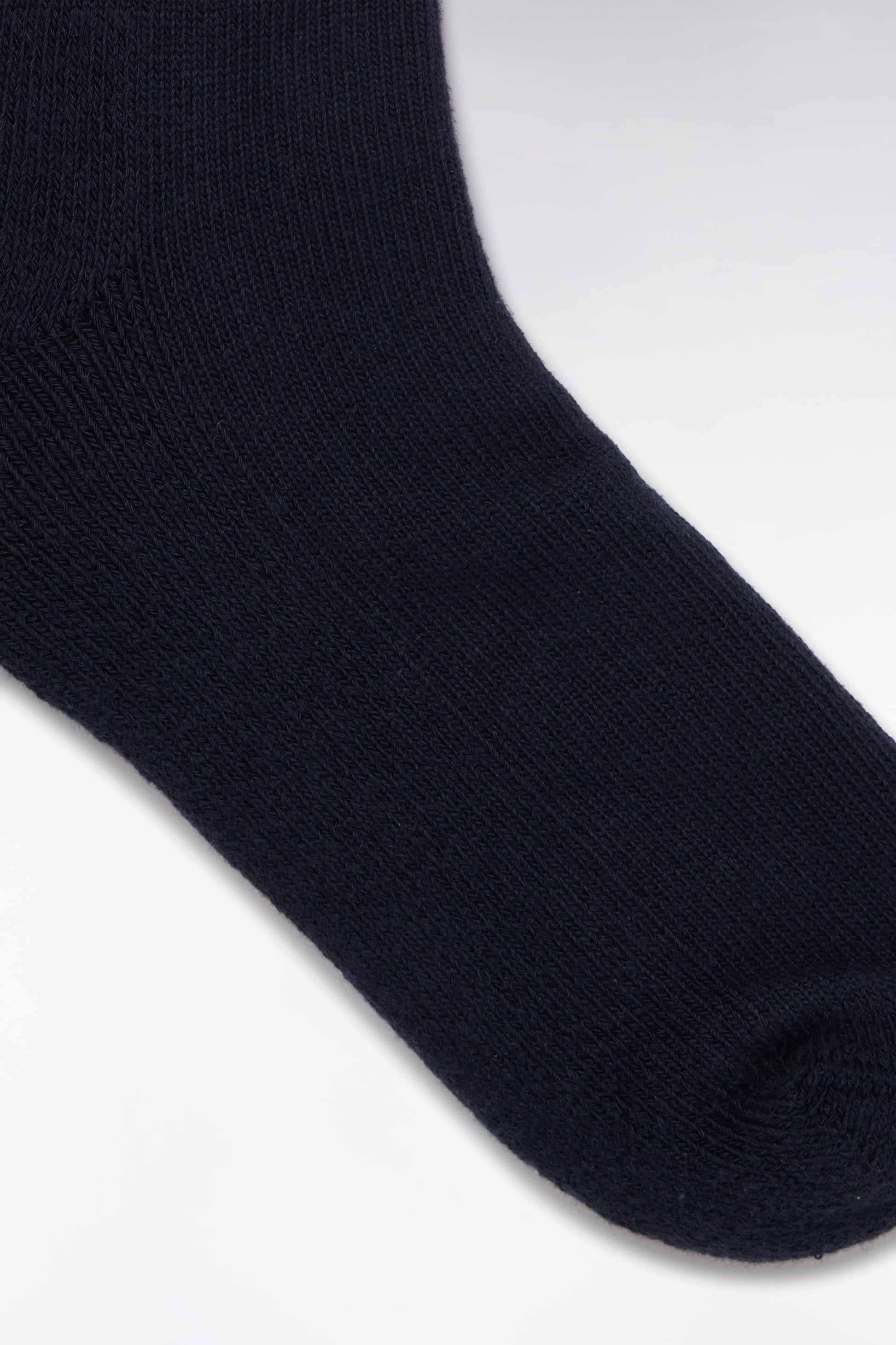 Chaussettes de rugby montantes cerclées roses et marine