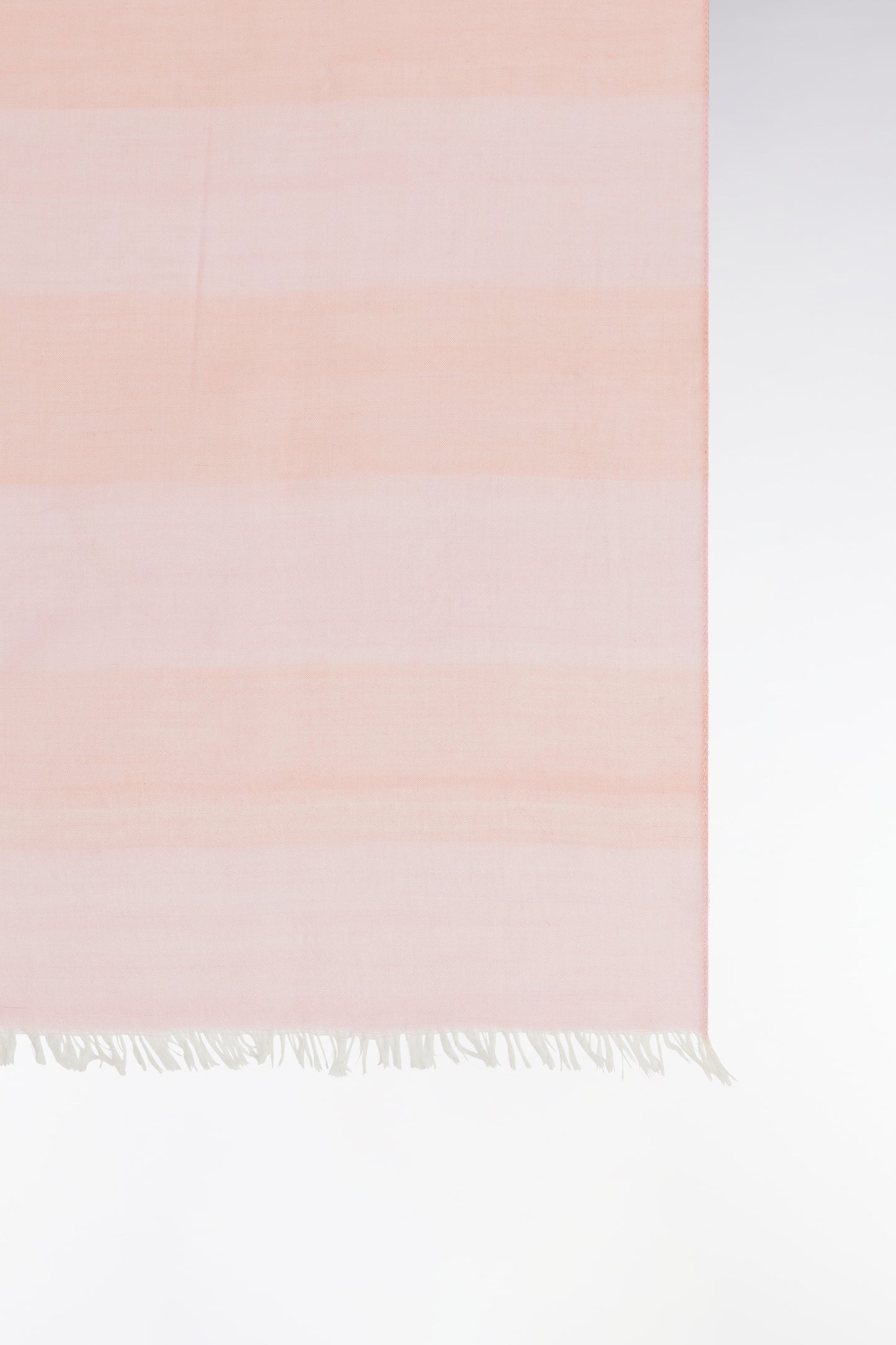 Pink striped cotton-blend chèche
