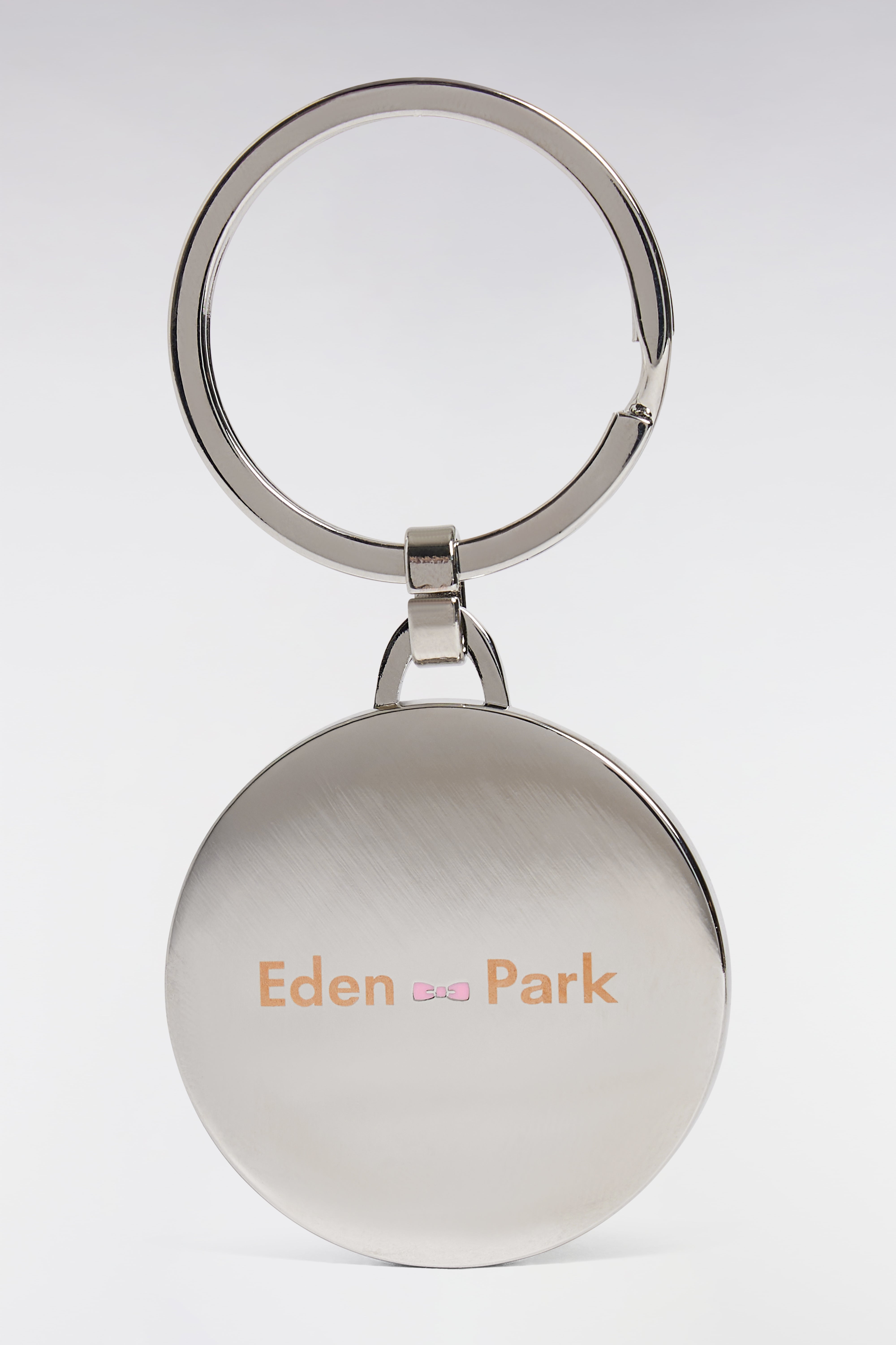 Porte-clefs médaille rugby en métal émaillé