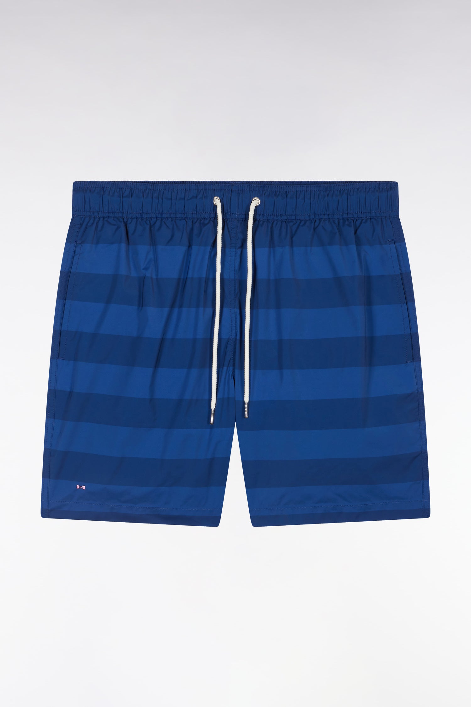 Maillot de bain cerclé bleu foncé