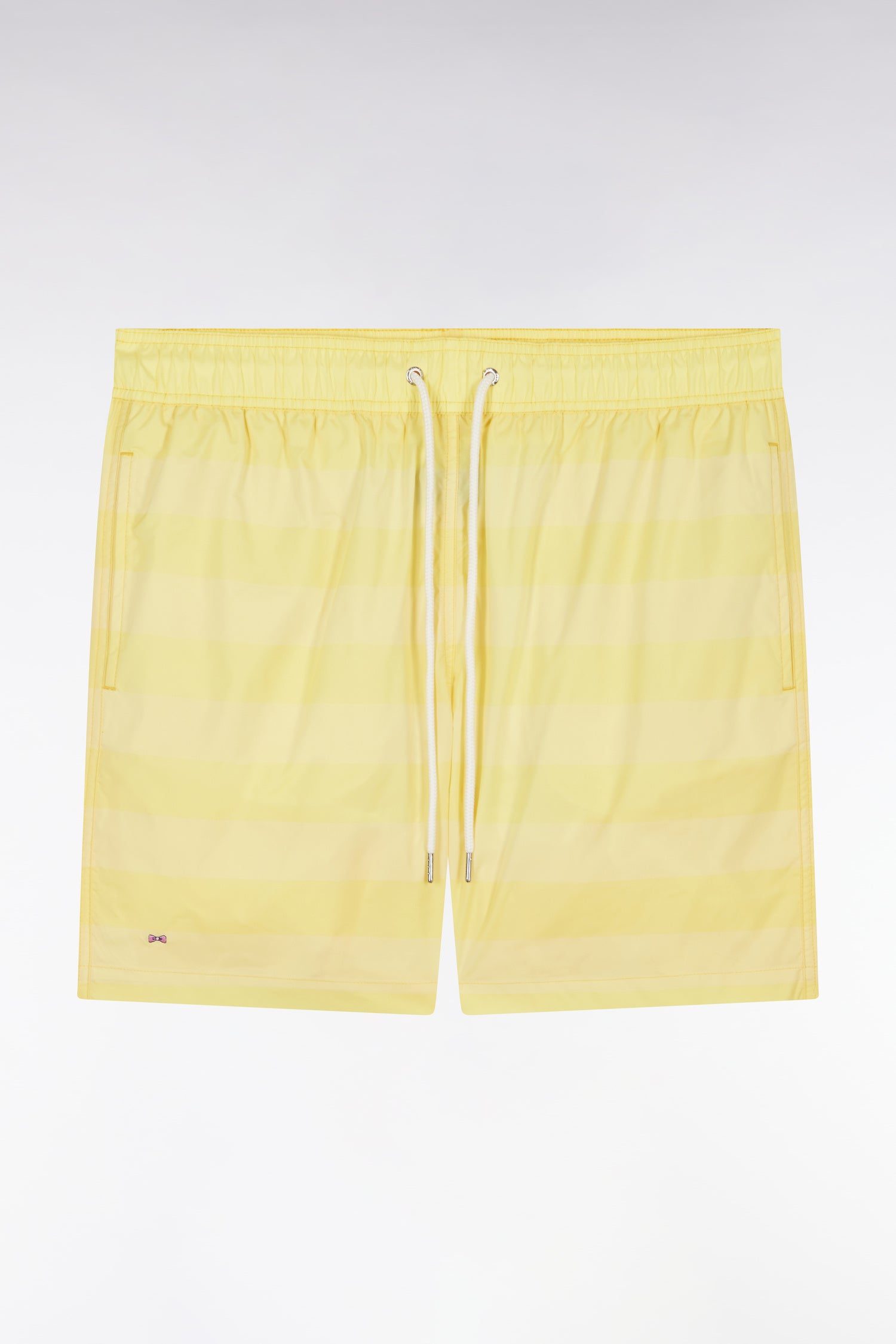 Maillot de bain cerclé jaune