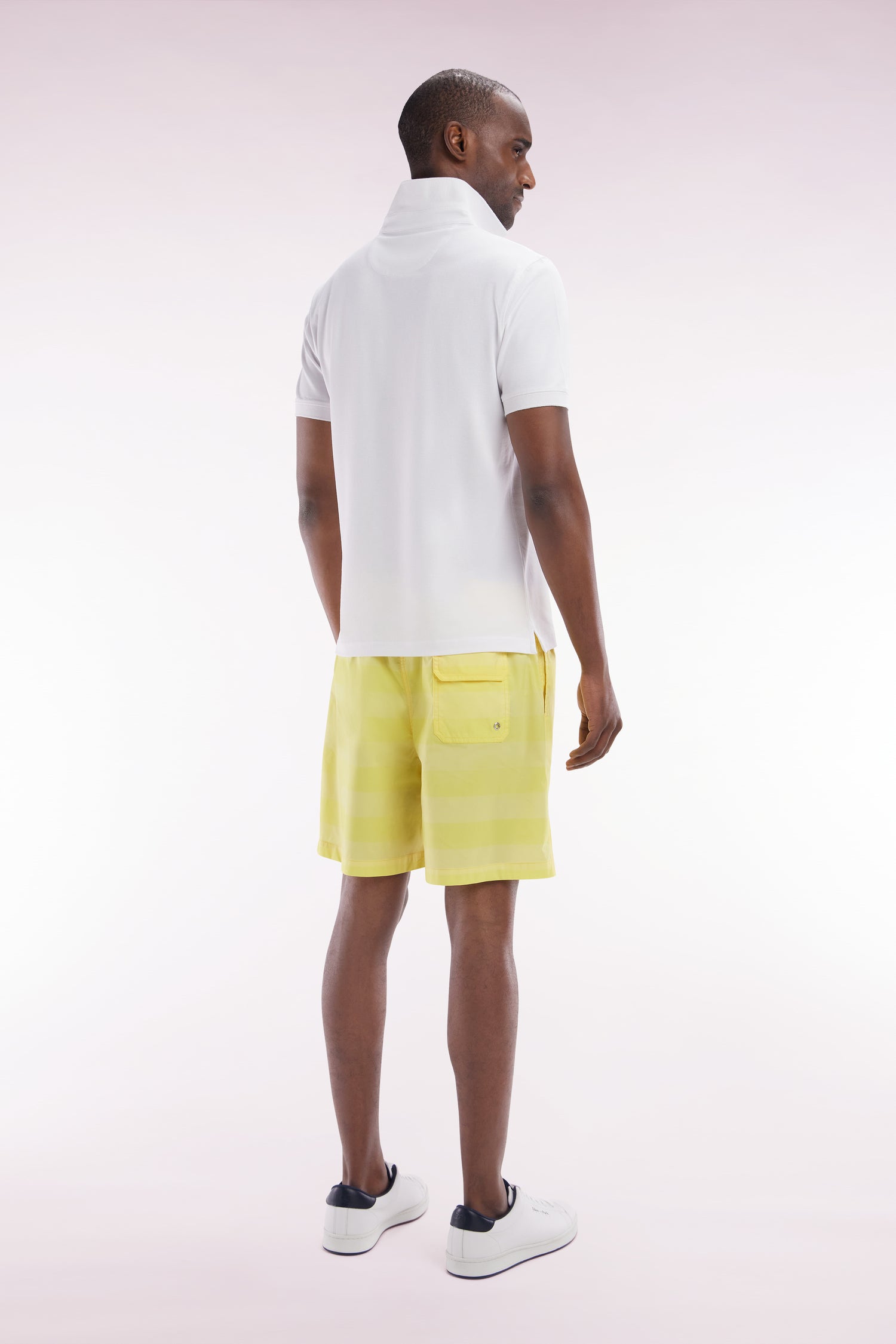 Maillot de bain cerclé jaune