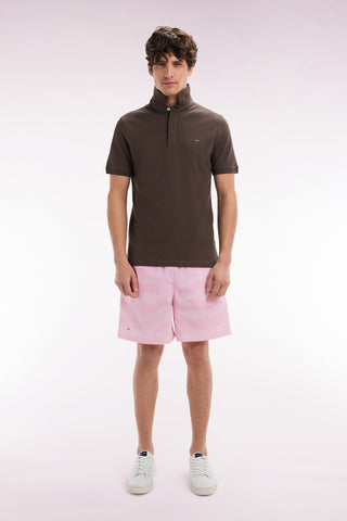 Maillot de bain cerclé rose