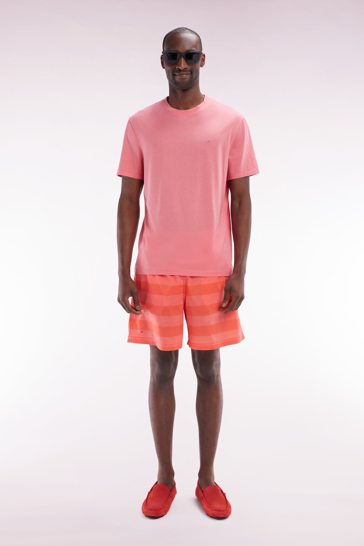 Maillot de bain cerclé corail