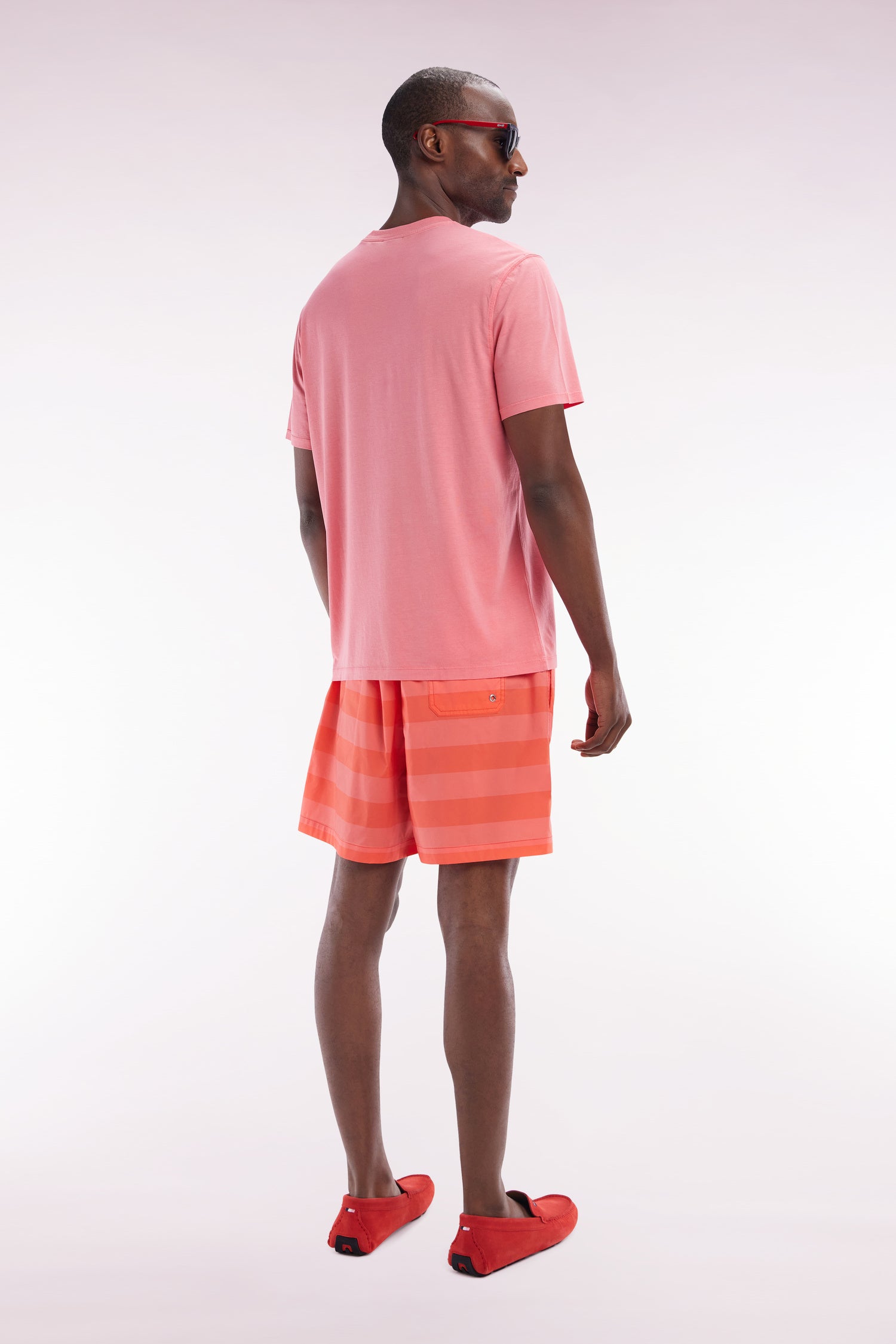 Maillot de bain cerclé corail