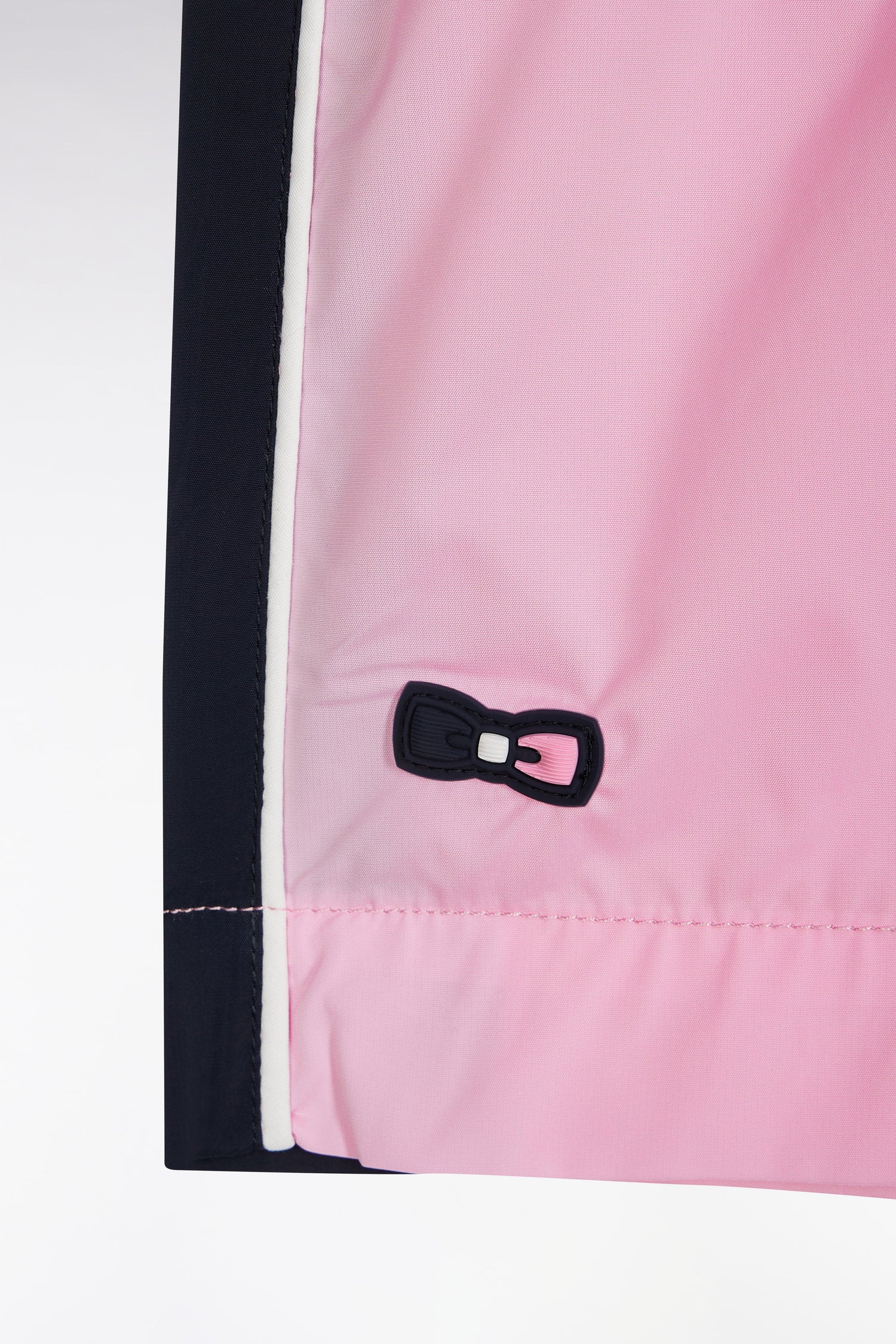 Maillot de bain tricolore rose