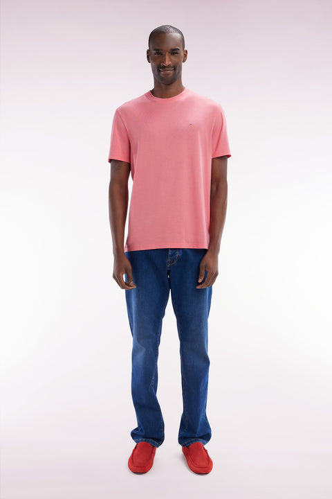 Jean 5 poches en denim stretch bleu brut coupe droite - Image 1