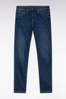 Slim-fit raw stretch denim 5-pocket jeans