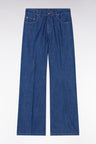 Flare raw denim 5-pocket jeans