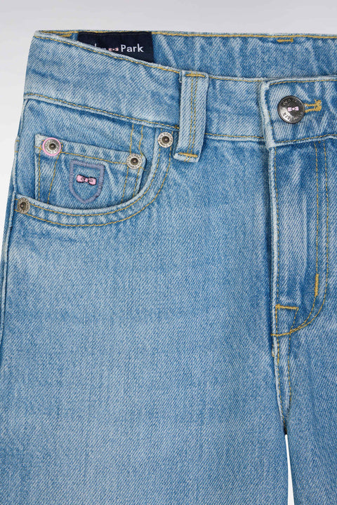 Jean 5 poches en denim clair coupe droite - Image 2