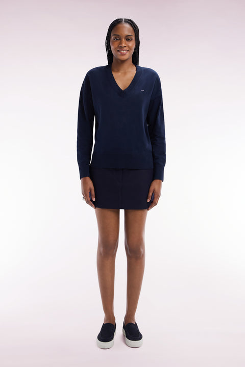 Navy blue short skirt - Image 3