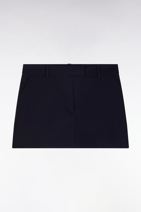 Navy blue short skirt - Image 2