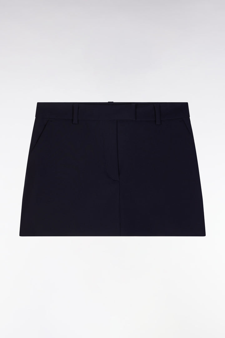 Jupe courte bleu marine