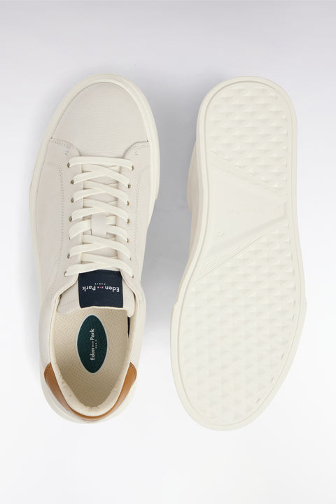 Baskets basses en cuir blanc - Image 3