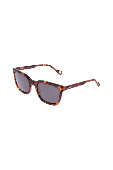 Lunettes de soleil rondes en acétate écaille marron XV de France - Image 1