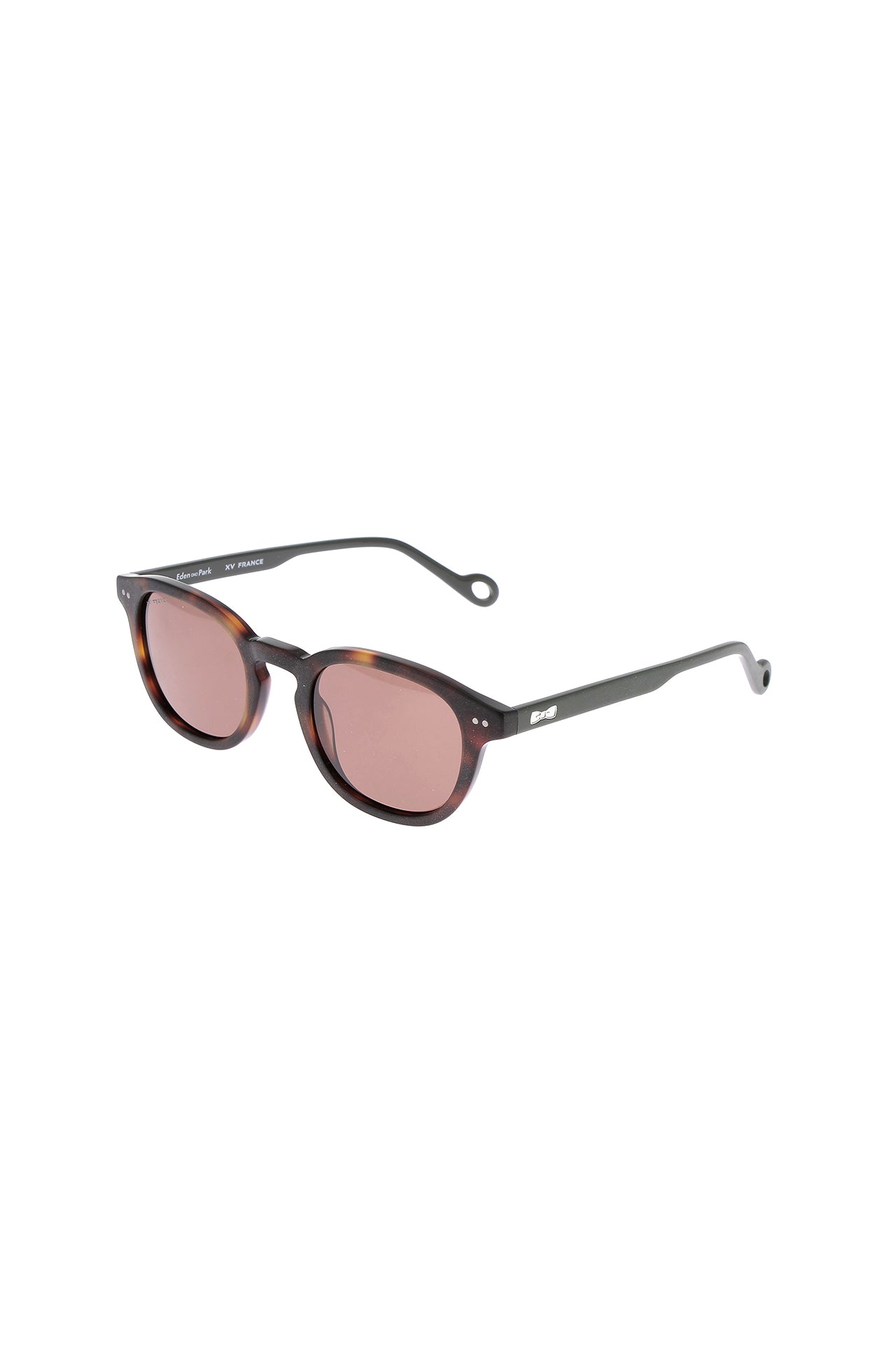 XV de France brown and khaki tortoiseshell acetate sunglasses