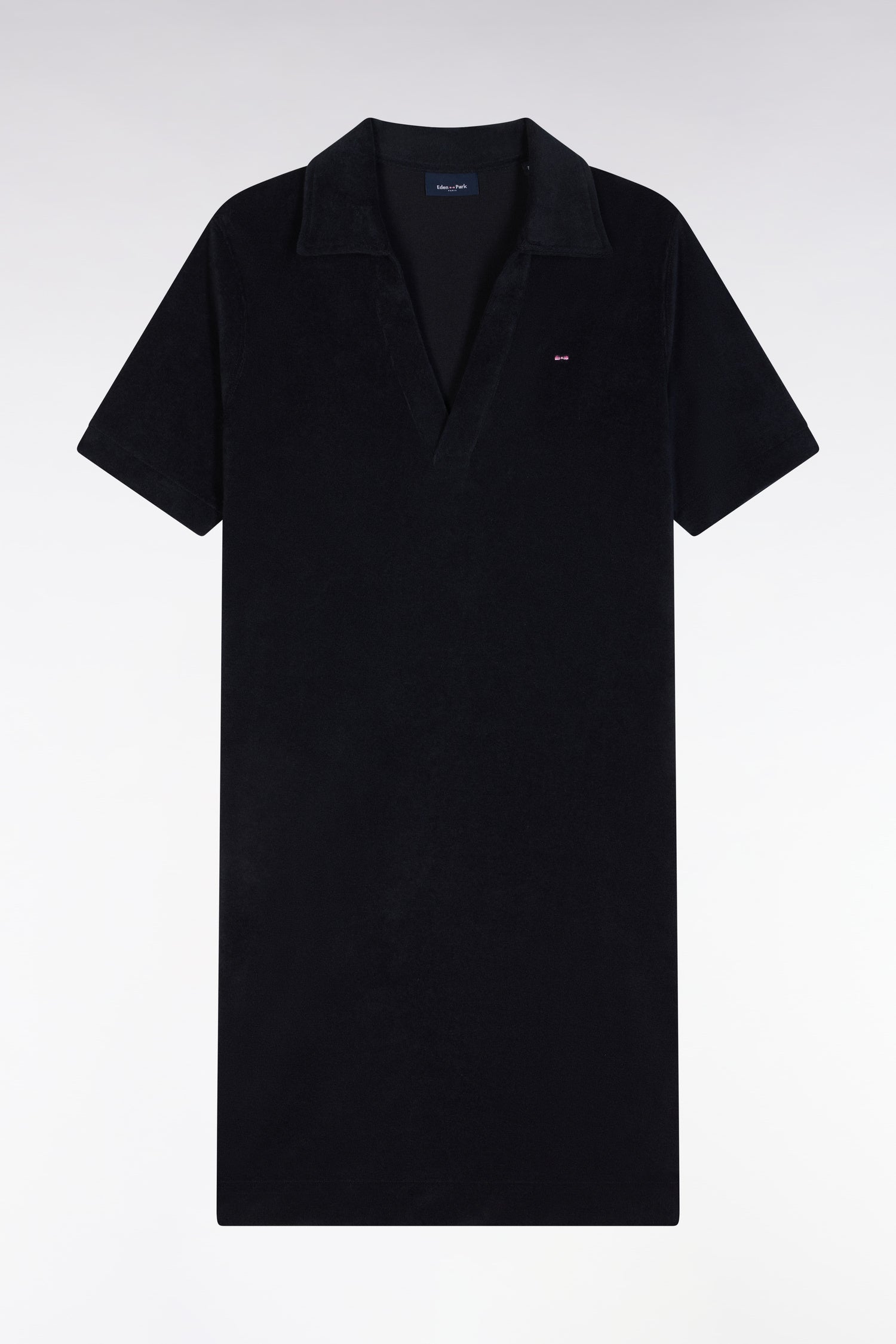 Robe maillot bleu marine coupe décontractée