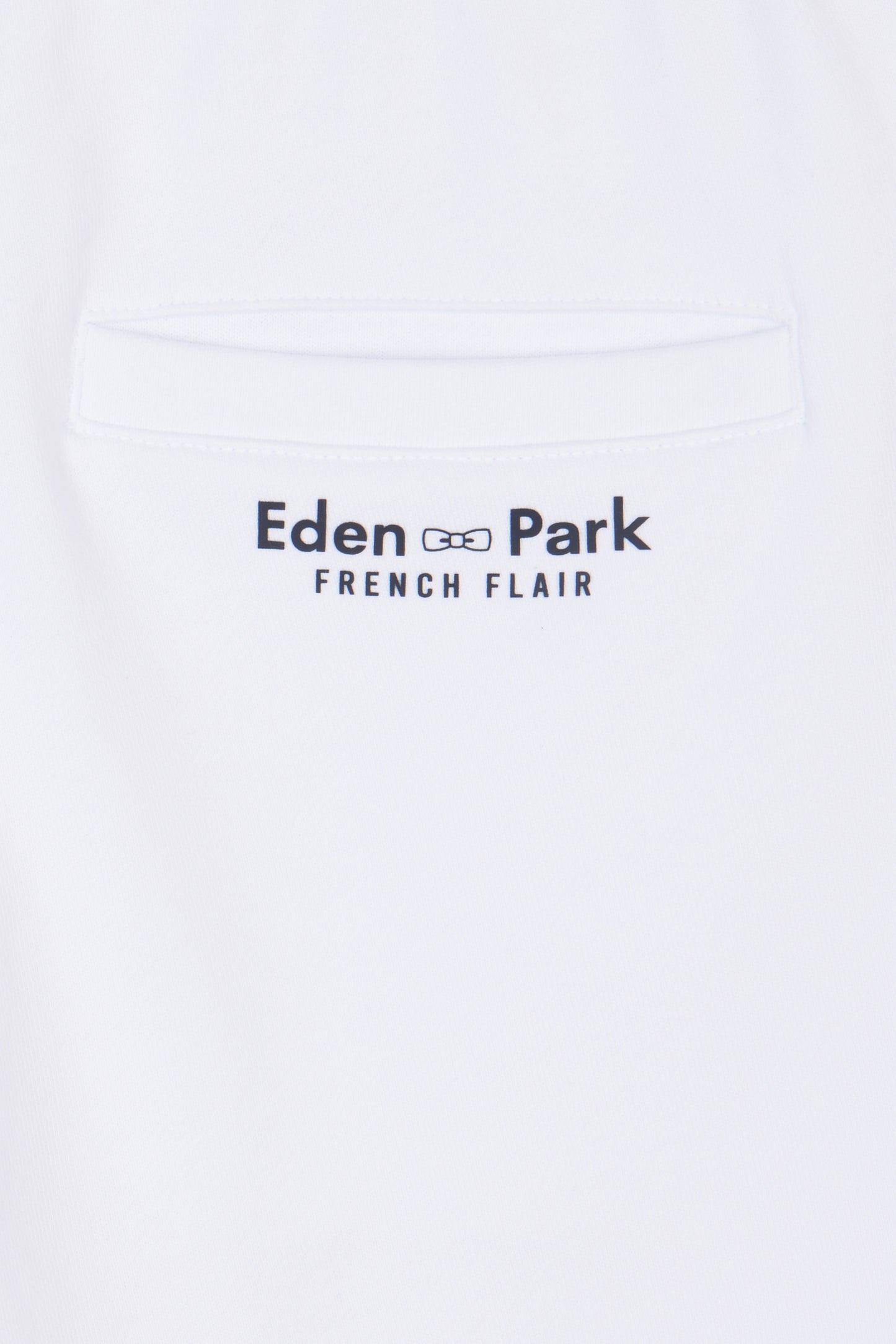Relaxed-fit white cotton fleece jogger shorts