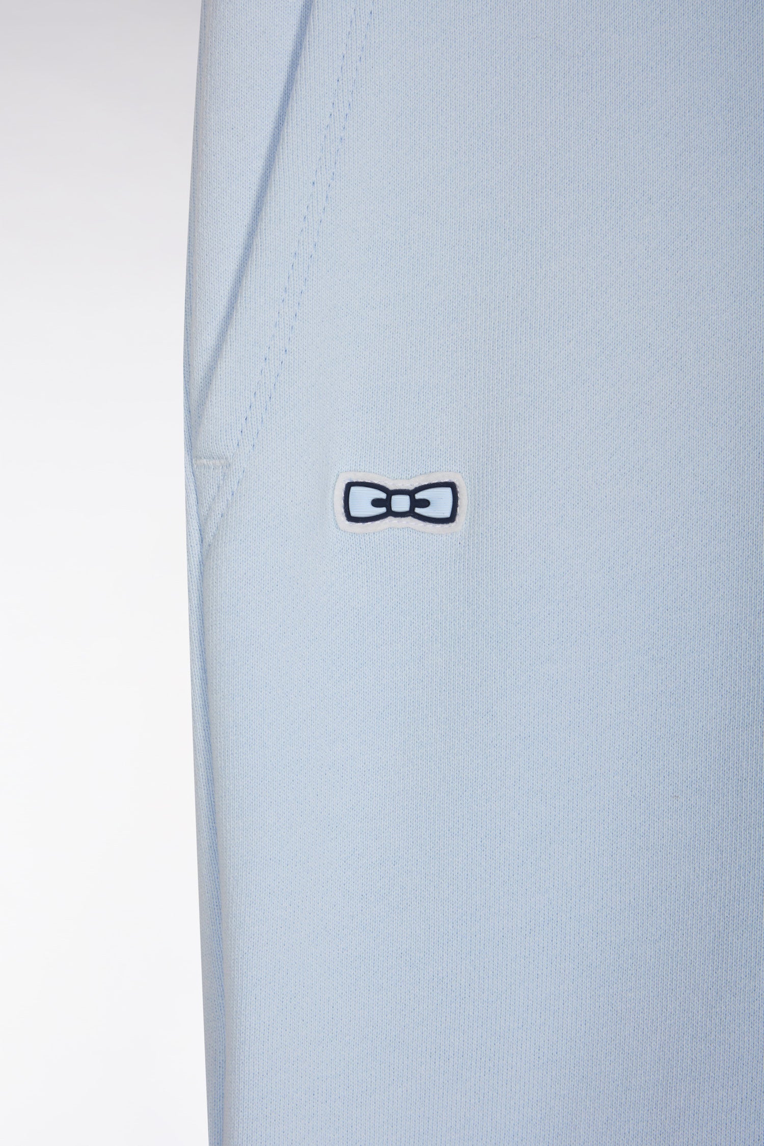Short en molleton coton ciel coupe décontractée