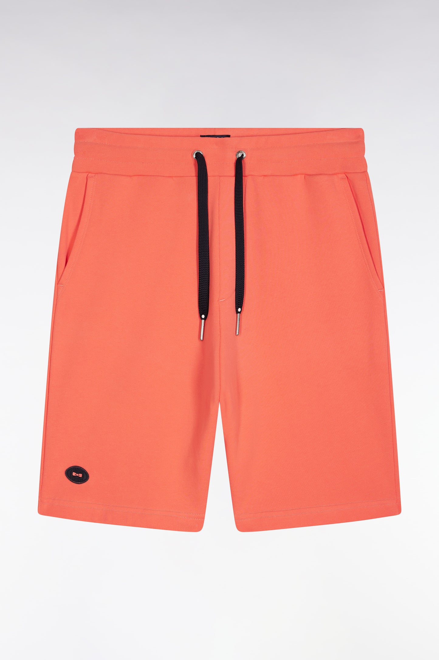 Relaxed-fit oral cotton fleece shorts