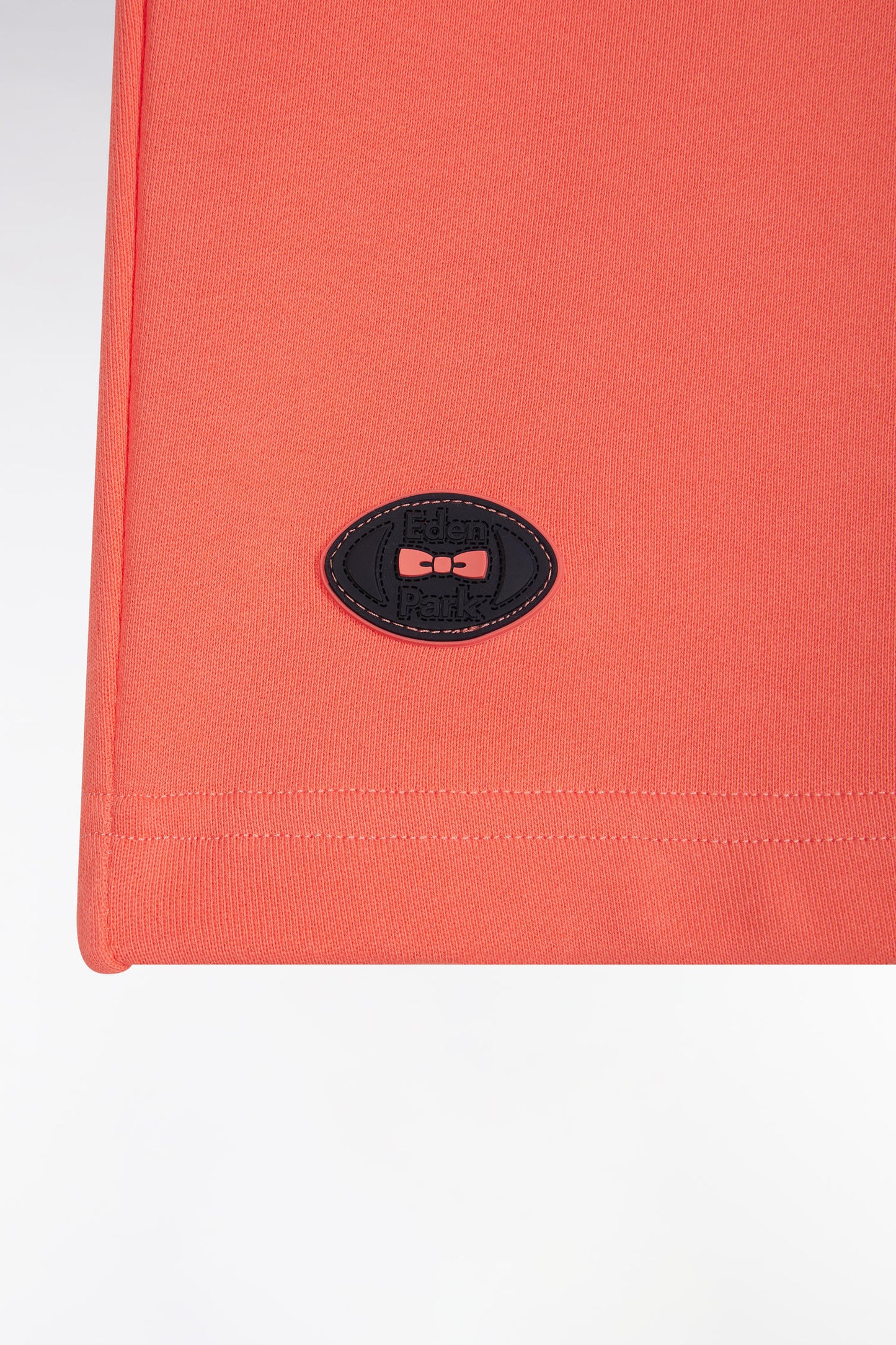Relaxed-fit oral cotton fleece shorts